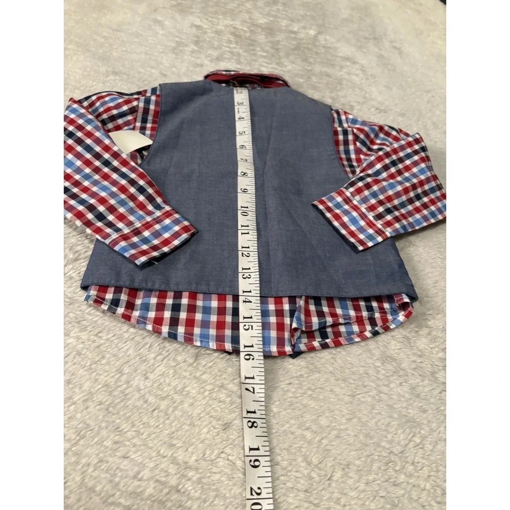 Nautica Kids 3T 4 Piece Outfit Shirt Pants Best Bow NWT‎